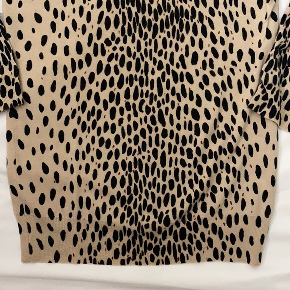 JCrew Factory leopard printed Charlie sweater - Picture 4 of 11
